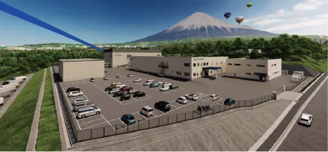 富士山工場 第2棟 完成イメージ（全景）
